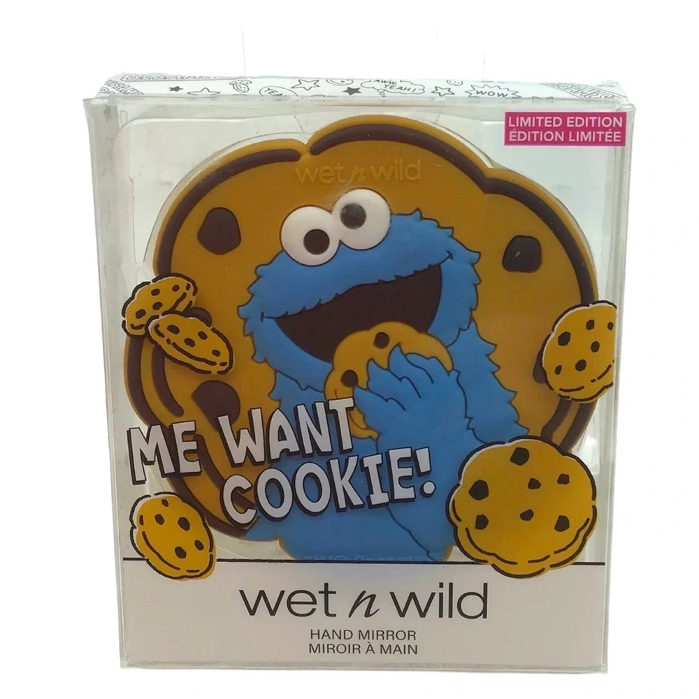 Wet n Wild Sesame Street “Me Want Cookie!” Hand Mirror (NWT)